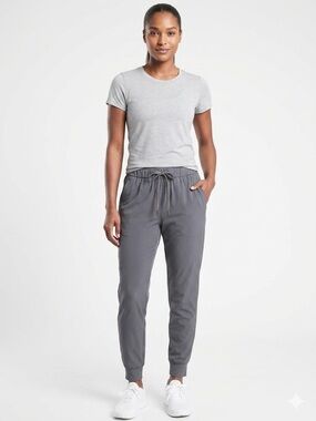 NWOT Dark Gray Jogger Pants - Breathable Drawstring Waist